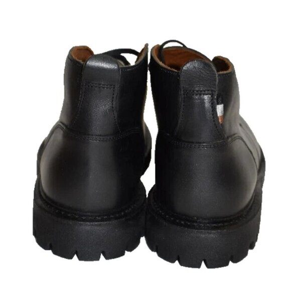 New! ALLEN EDMONDS Chandler Lug Chukka Boot Black Leather Sz 10.5 D DD482 7553 main image 5